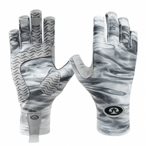 Flying Fisherman SunBandit Gloves S/M Gray Water