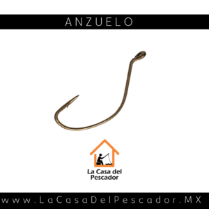 Anzuelo Curvo dorado para Bagre LCDP