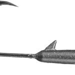 Yum Forward Facing Sonar Jig Head 3/0 – smoke – 3/16oz