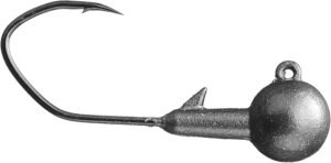 Yum Forward Facing Sonar Jig Head 3/0 - smoke - 1/4oz