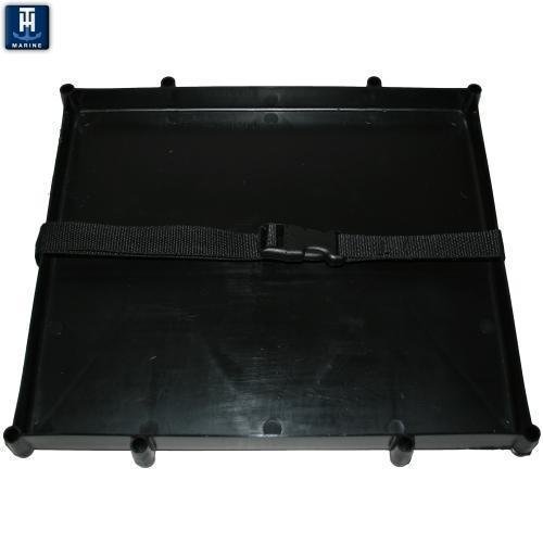 Portabaterías -TH Marine Dual Battery Holder Tray with Poly Strap