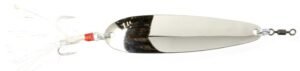 Nichols Lures Lake Fork Flutter Spoon 4″ 3/4oz     Silver Chrome Silver
