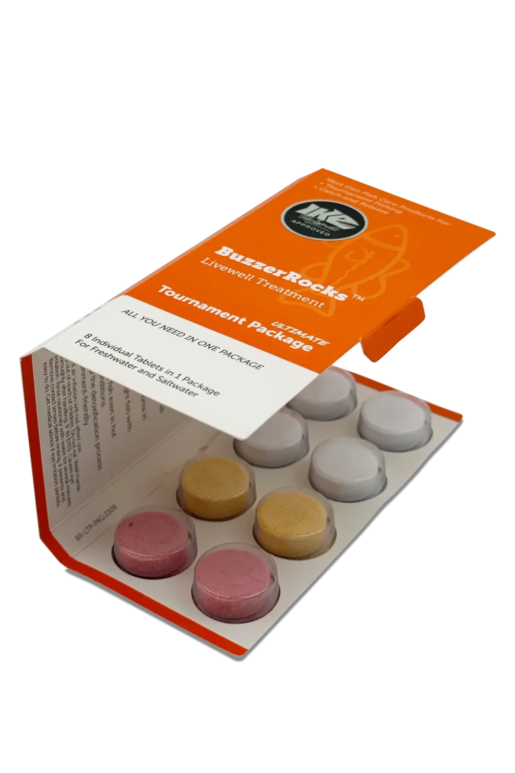 Buzzer Rocks Livewell Treatment – Bubble Release 8 Pastillas