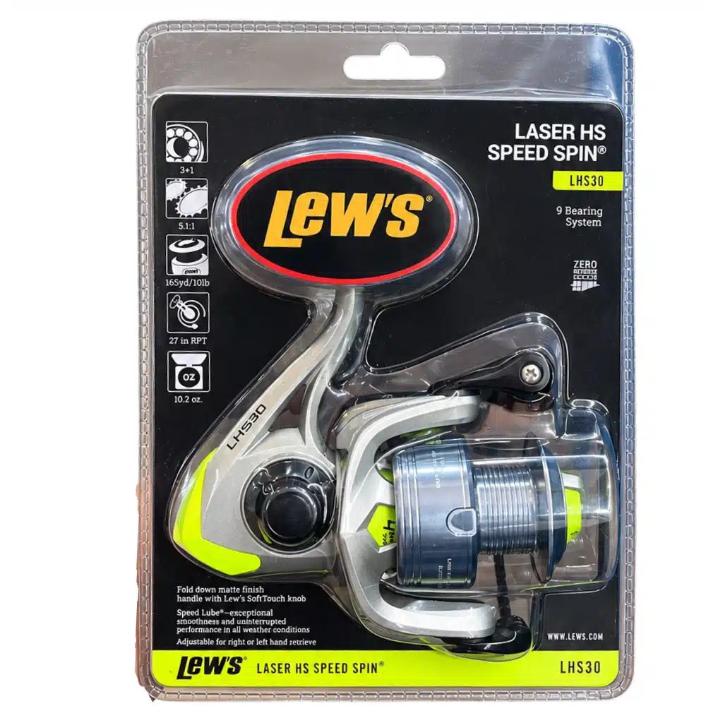Lew’s Lhs30 Laser HS Speed Spinning Fishing Reel