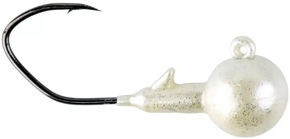 Yum Forward Facing Sonar Jig Head 3/0 – Raw – 3/16oz