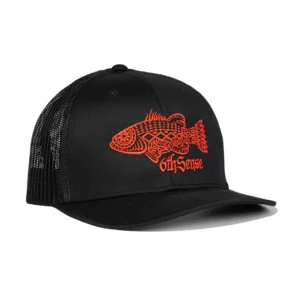 6th Sense Hat Pez Calavera – Day of the Dead Black-Red