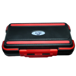 BassAr Terminal Tackle Box black Red
