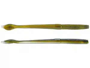 Strike King KVD Perfect Plastic Bullworm 8″ 5pk (Varios Colores a Elegir)