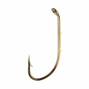 Eagle Claw Down Eye Offset Baitholder Bronze Hook 100pz (Varias Medidas a Elegir)