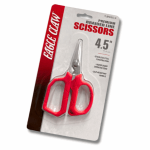 Eagle Claw Soft Grip Braided Line Scissors 4.5″ TLBRDSCI-N