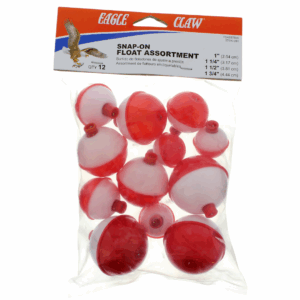 EA Snap-On Float Assortment, Round 1;1.25;1.5;1.75 12pc