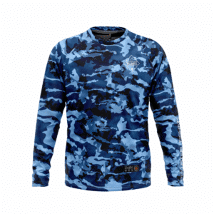 Jersey Pro Steel Sea Camo Blue -L